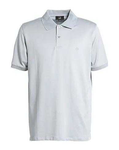 Light grey Plain weave Polo shirt