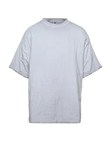 Light grey Plain weave T-shirt