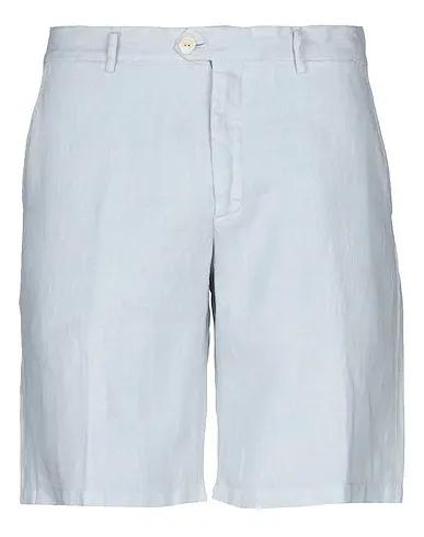 Light grey Silk shantung Shorts & Bermuda
