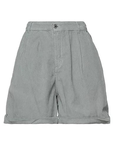 Light grey Velvet Shorts & Bermuda