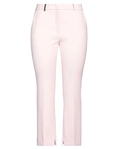 Light pink Crêpe Casual pants