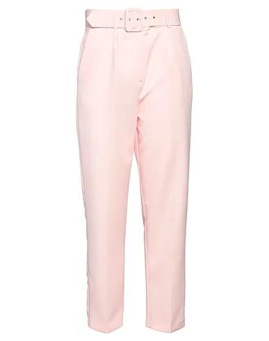 Light pink Crêpe Cropped pants & culottes
