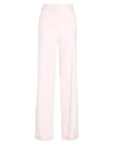 Light pink Gabardine Casual pants