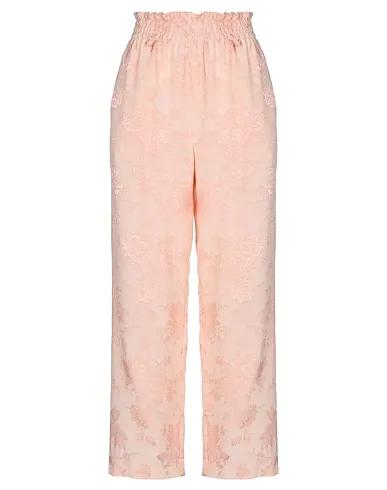 Light pink Jacquard Casual pants