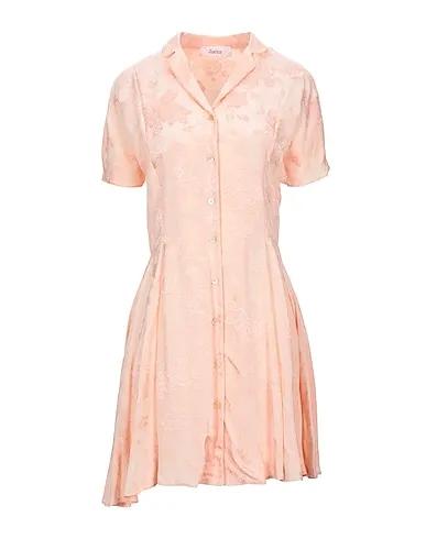 Light pink Jacquard Short dress