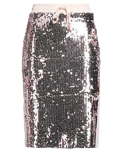 Light pink Jersey Midi skirt