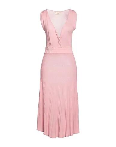 Light pink Knitted Midi dress