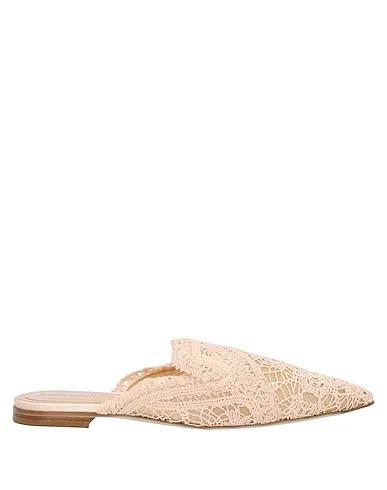 Light pink Lace Mules and clogs
