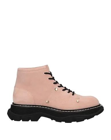 Light pink Leather Ankle boot