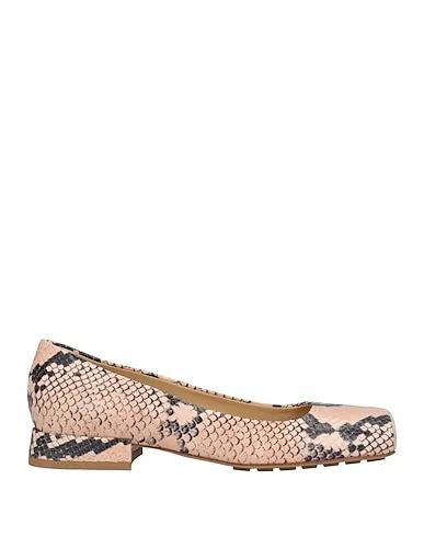 Light pink Leather Ballet flats