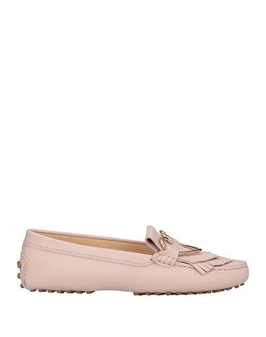 Light pink Leather Loafers