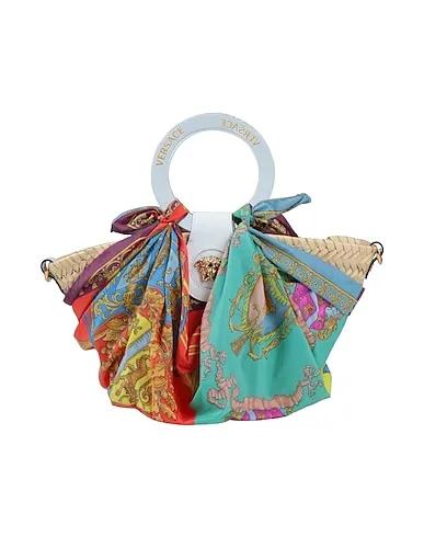 Light pink Plain weave Handbag