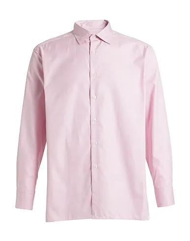 Light pink Plain weave Patterned shirt