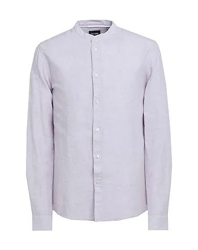 Light pink Plain weave Patterned shirt
