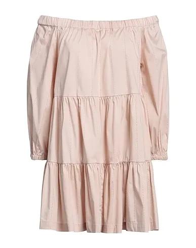 Light pink Plain weave Short dress