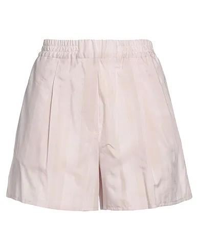 Light pink Plain weave Shorts & Bermuda
