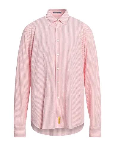 Light pink Plain weave Striped shirt