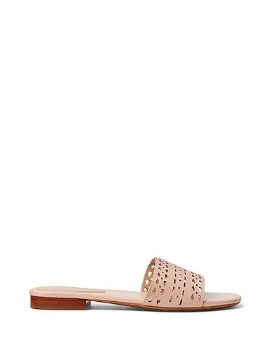 Light pink Sandals ANDEE PERFORATED LEATHER SLIDE SANDAL
