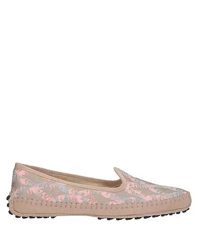 Light pink Satin Loafers