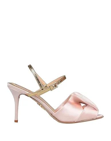 Light pink Satin Sandals