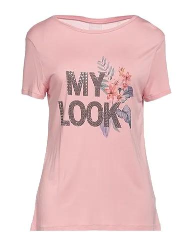 Light pink Synthetic fabric T-shirt
