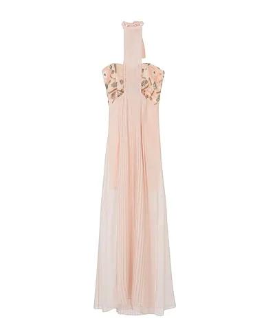 Light pink Voile Long dress
