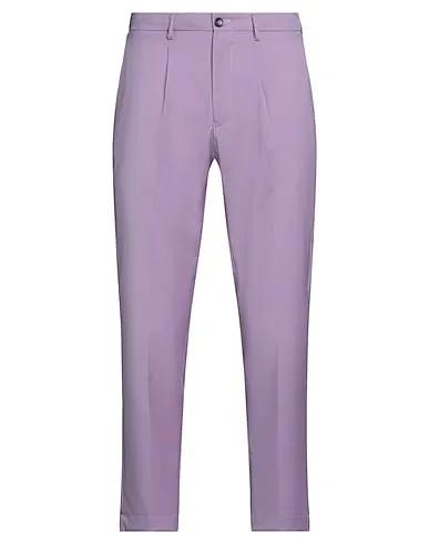 Light purple Cool wool Casual pants