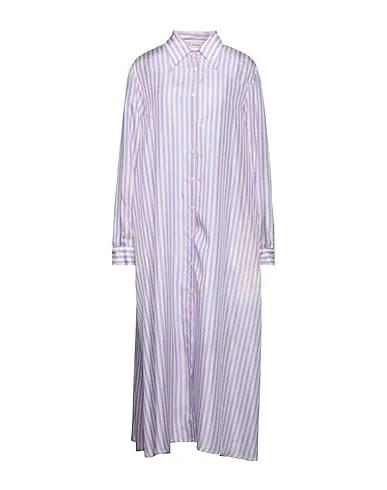 Light purple Cotton twill Long dress