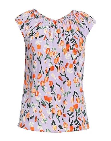 Light purple Crêpe Blouse