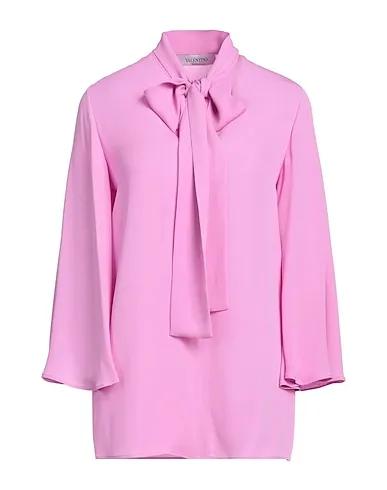 Light purple Crêpe Blouse