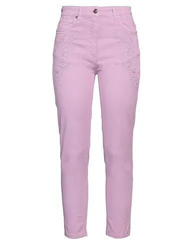 Light purple Denim Denim pants