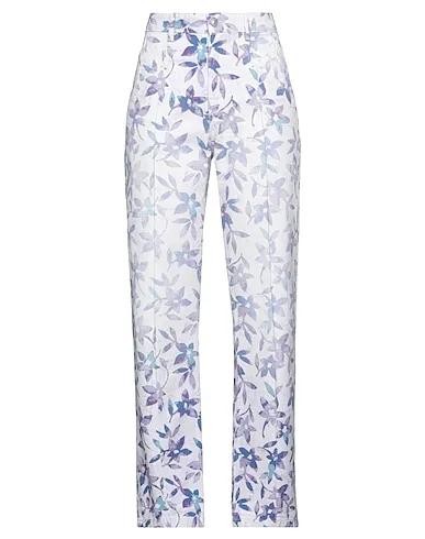 Light purple Denim Denim pants