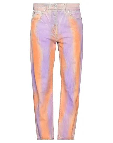 Light purple Denim Denim pants