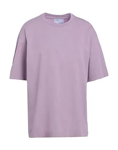 Light purple Jersey Basic T-shirt