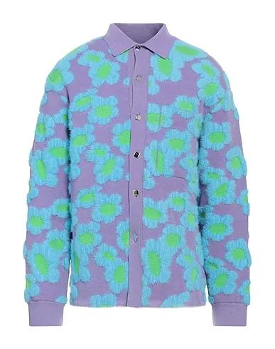 Light purple Knitted Cardigan