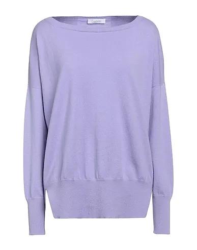 Light purple Knitted Cashmere blend
