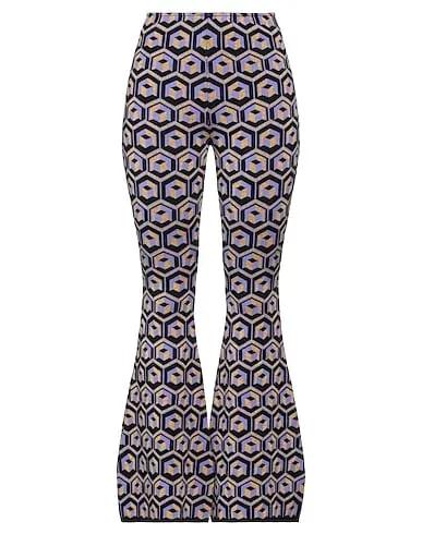 Light purple Knitted Casual pants