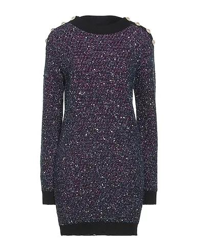 Light purple Knitted Sequin dress