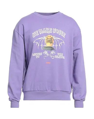 Light purple Knitted Sweatshirt