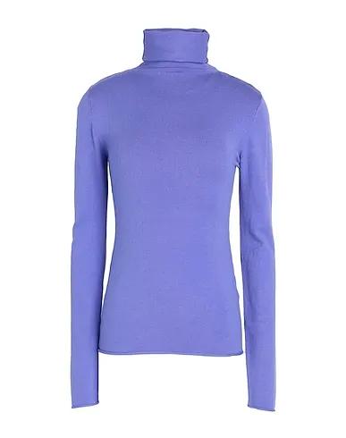 Light purple Knitted Turtleneck