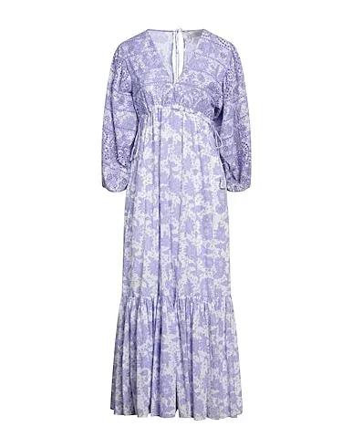 Light purple Lace Long dress