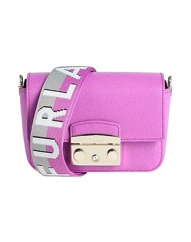 Light purple Leather Cross-body bags