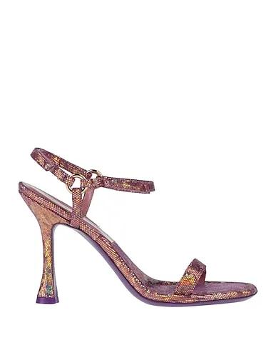 Light purple Leather Sandals