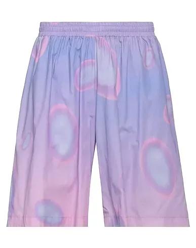 Light purple Plain weave Shorts & Bermuda