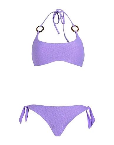 Light purple Synthetic fabric Bikini
