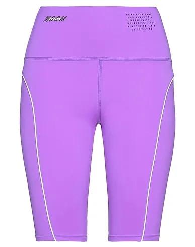 Light purple Synthetic fabric Leggings