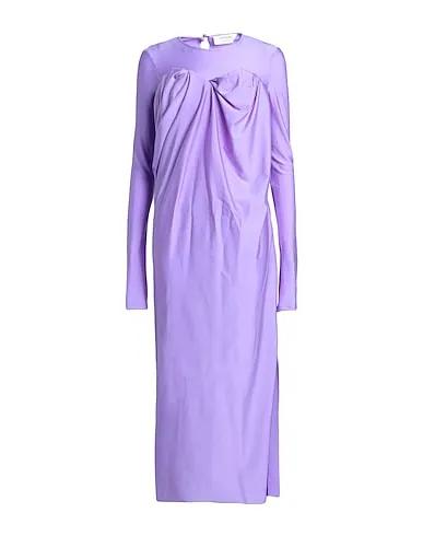 Light purple Synthetic fabric Long dress