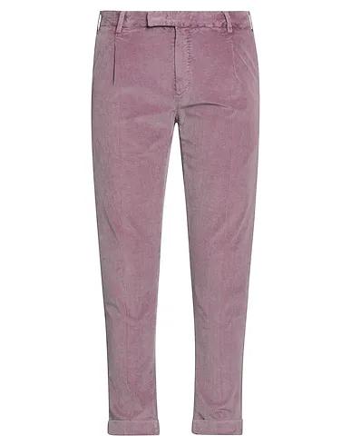 Light purple Velvet Casual pants