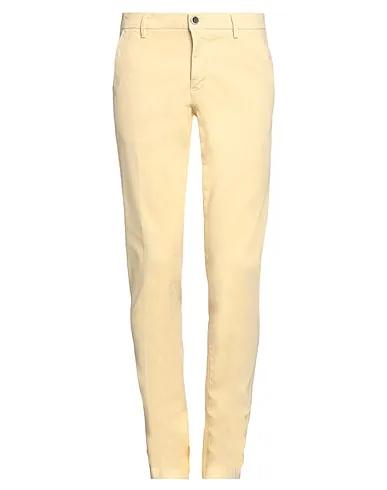 Light yellow Canvas Casual pants