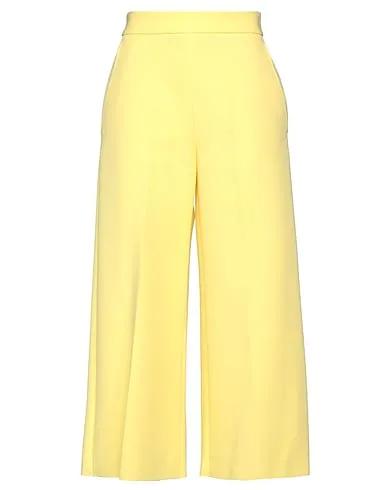 Light yellow Crêpe Casual pants